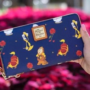 Dooney and Bourke Belle Beauty & The Beast Dream Big Princess wallet